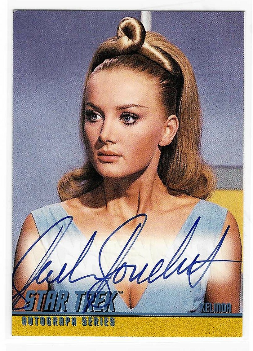 Barbara Bouchet 1997 Sky Box Star Trek TOS Autograph Series Card A54