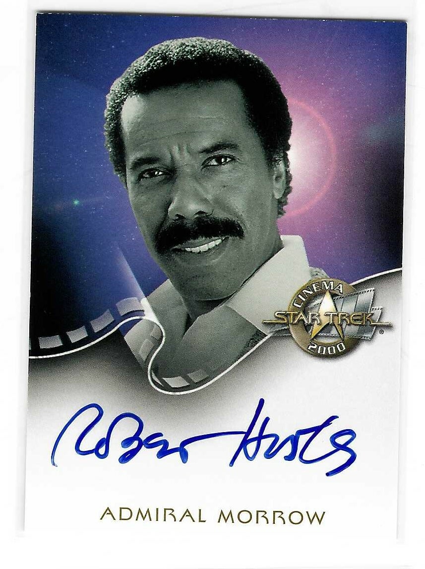 Robert Hooks 2000 Sky Box Cinema Star Trek Autograph Card A25