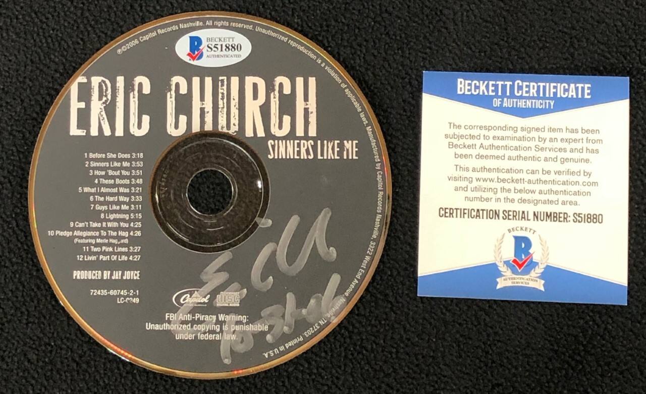 Eric Church Signed 