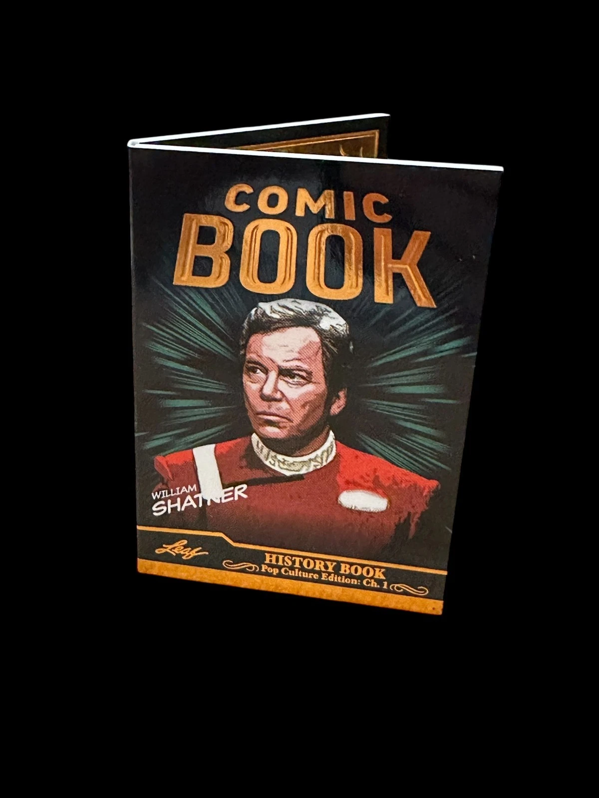 WILLIAM SHATNER CAPTAIN KIRK SIGNED AUTOGRAPH 2024 LEAF HISTORY POP COMIC BOOK COLLECTIBLE MEMORABILIA