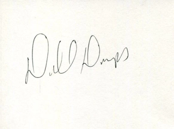 Dell Demps New Orleans Pelicans General Manager Signed Autograph