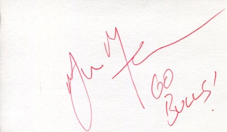 Gar Forman Chicago Bulls General Manager New Orleans Pelicans Signed Autograph