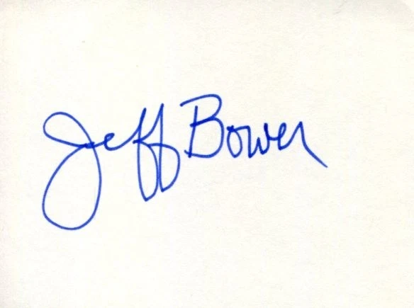 Jeff Bower Detroit Pistons General Manager New Orleans Hornets Signed Autograph