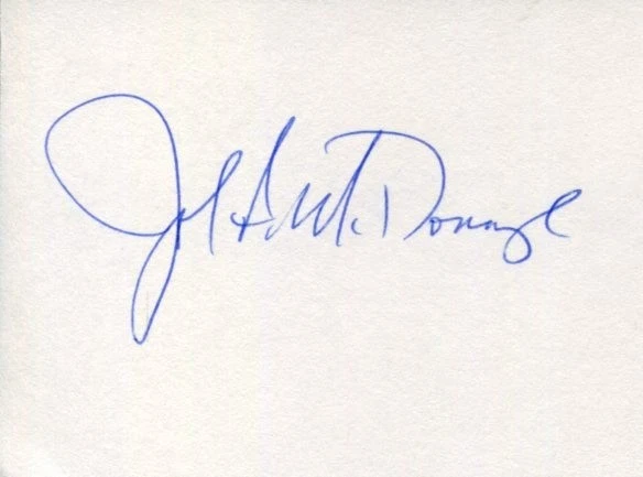 John McDonough Chicago Blackhawks Chicago Cubs President CEO Signed Autograph