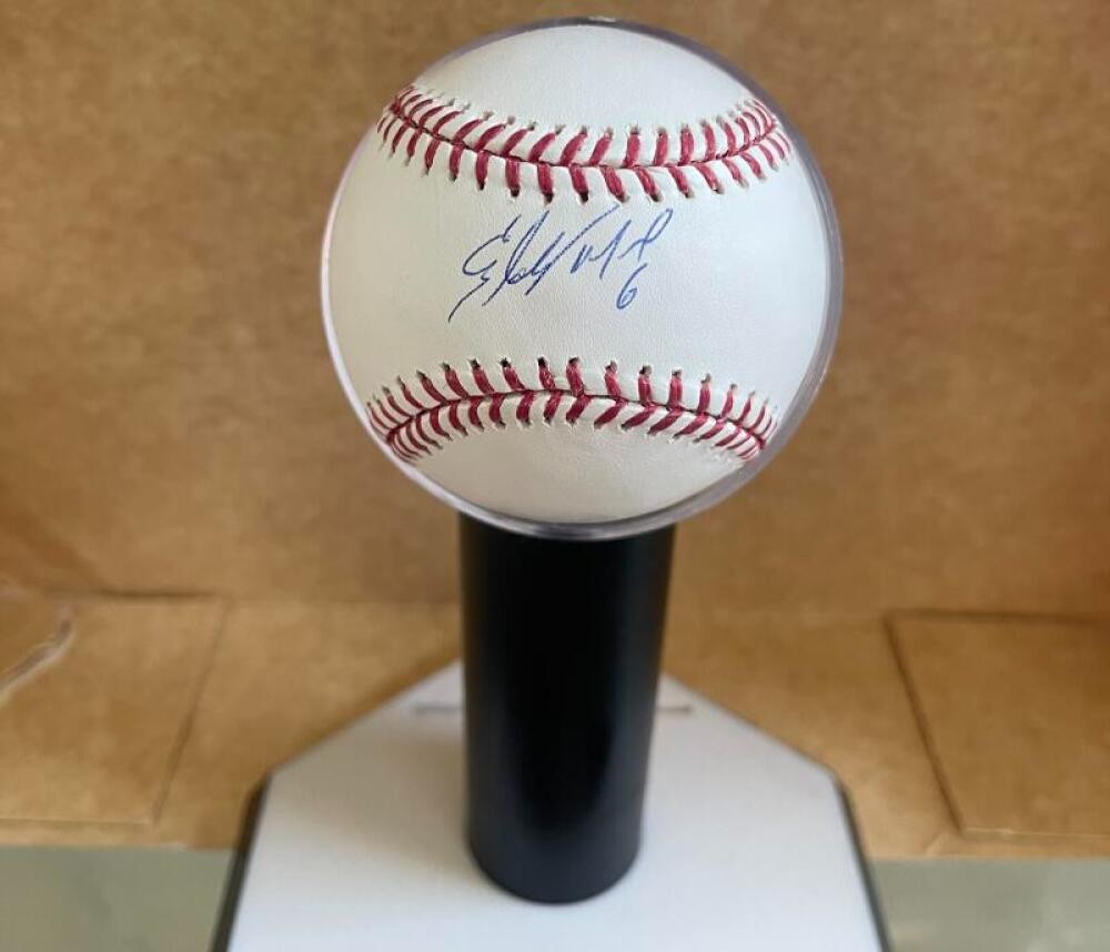 STARLING MARTE NY METS SIGNED AUTOGRAPHED M.L. BASEBALL JSA AUTH