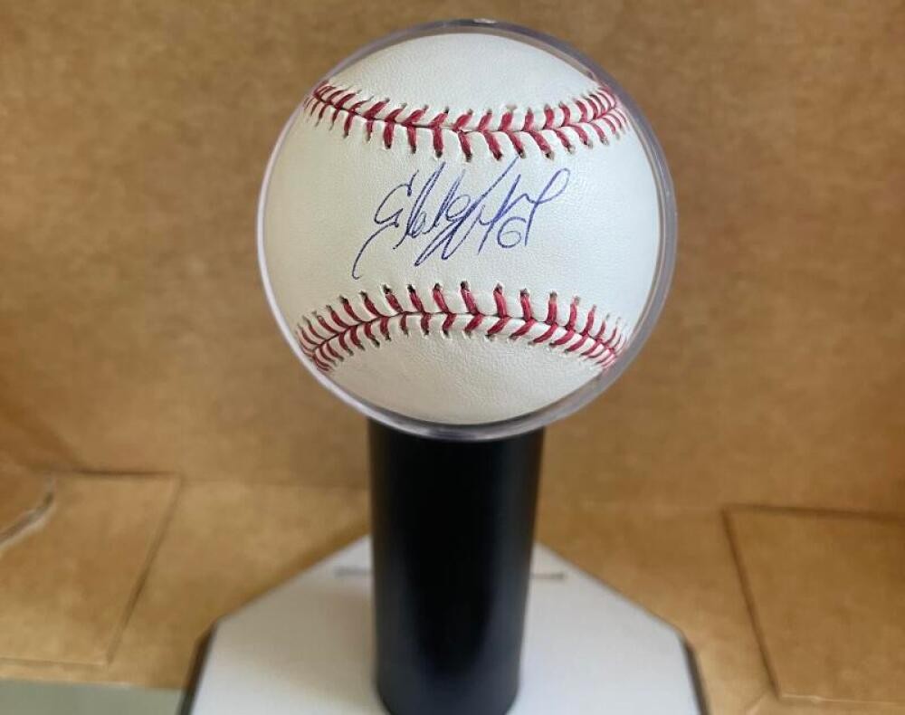 STARLING MARTE NY METS SIGNED AUTOGRAPHED M.L. BASEBALL JSA AUTH