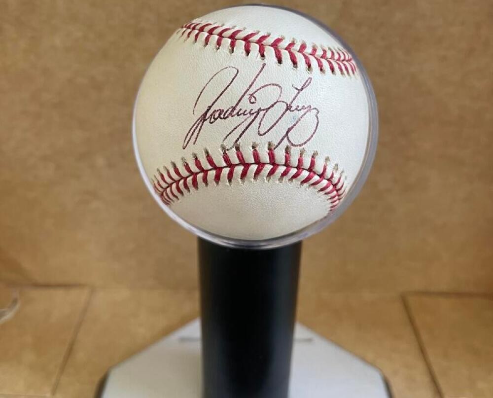 RODRIGO LOPEZ PHILLIES/ORIOLES SIGNED AUTOGRAPHED M.L. BASEBALL BECKETT AUTH