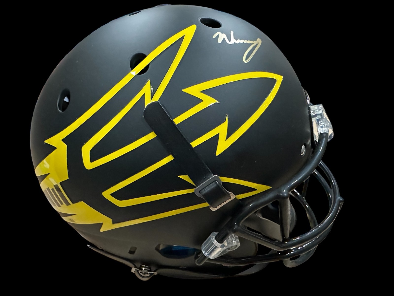 N'Keal Harry Arizona State Sun Devils Signed Autograph Full Size Rep Helmet BAS