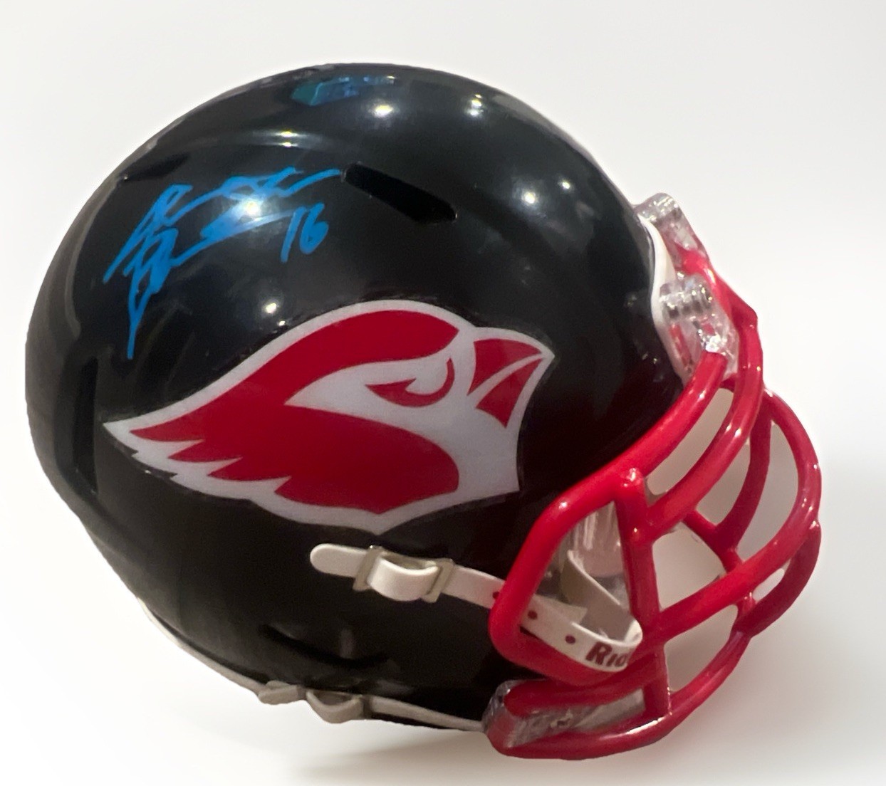 JAKE PLUMMER signed (ARIZONA CARDINALS) mini football helmet BECKETT BP30418