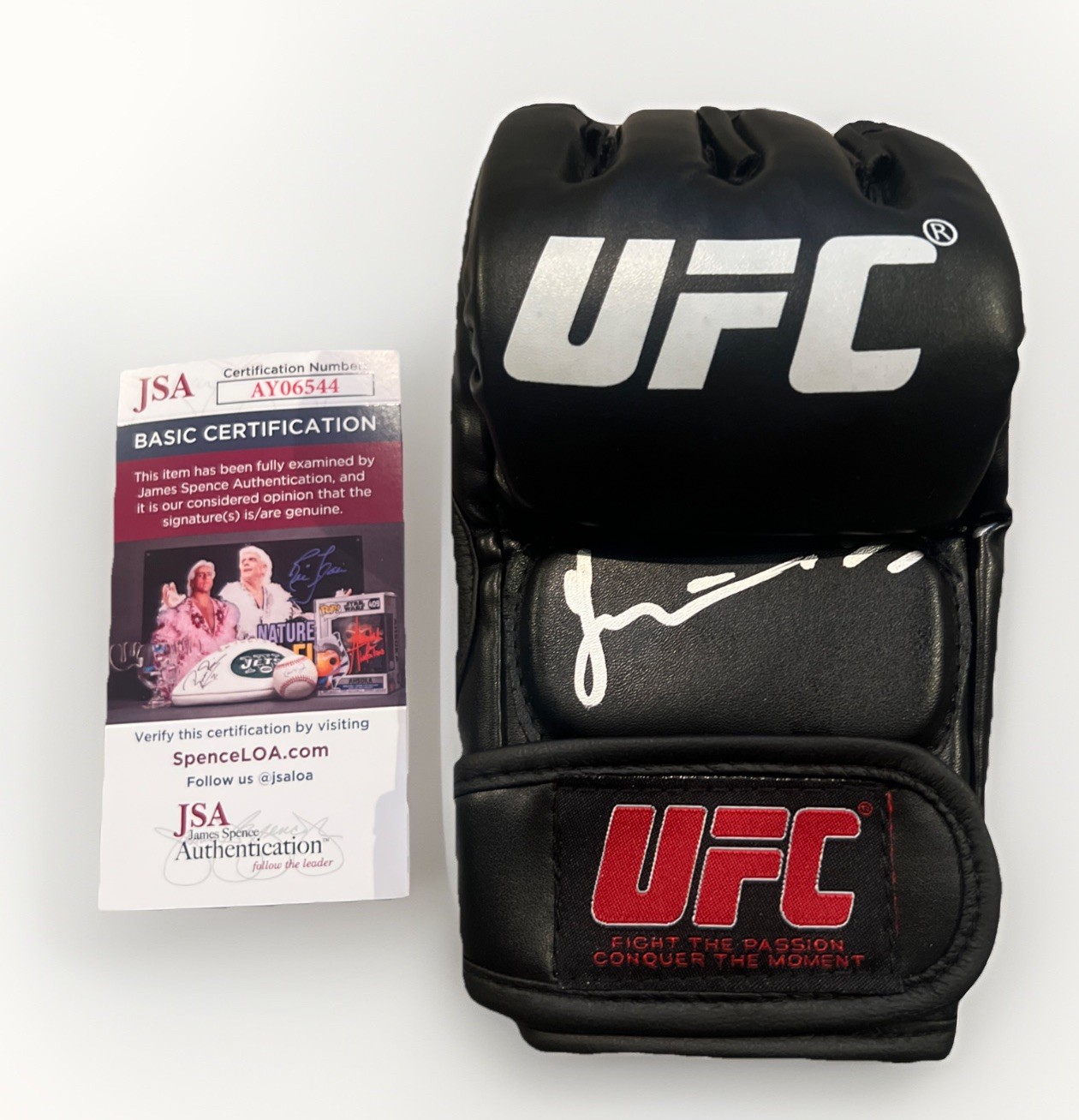 YAIR RODRIGUEZ signed (UFC) MMA autographed Fighting glove JSA AY06544