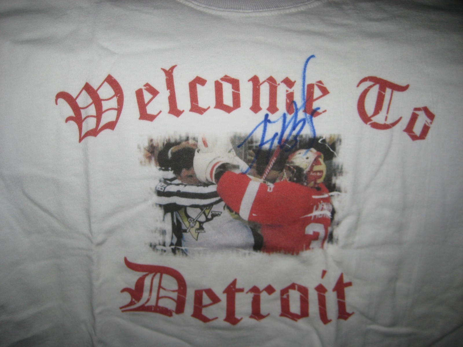 JIMMY HOWARD Signed Crosby Scrum T SHIRT Size XL XLarge