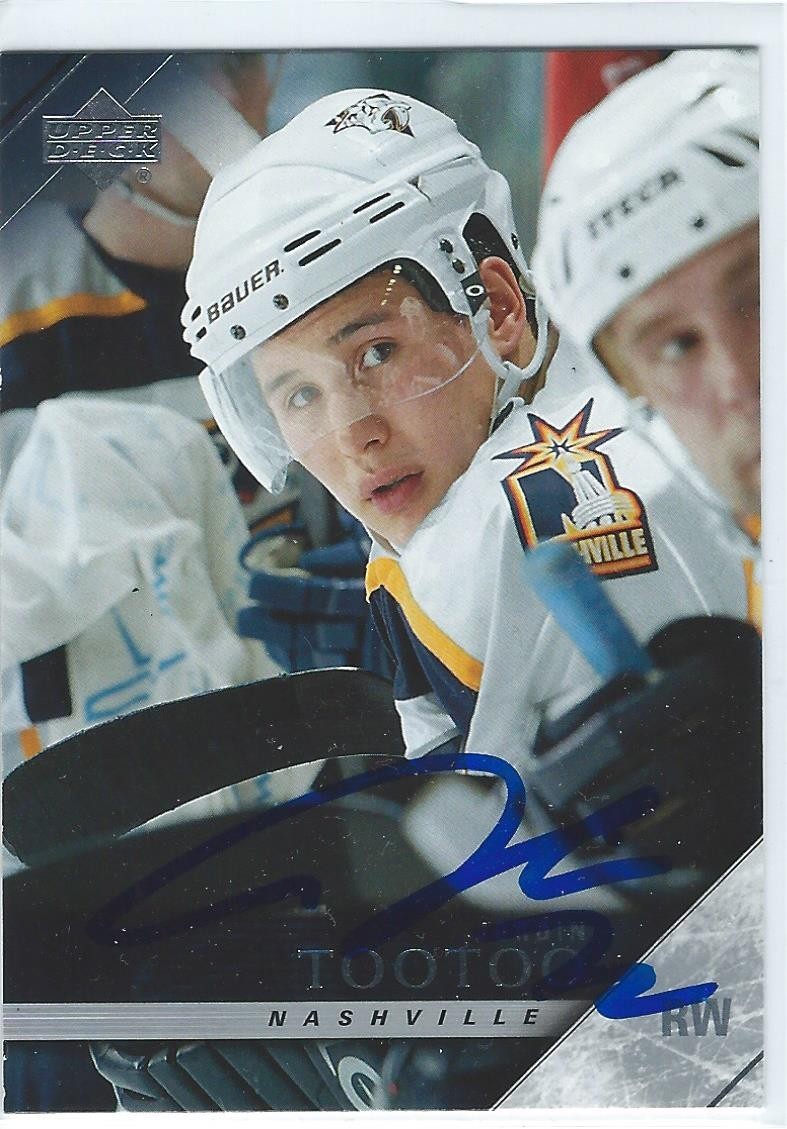 Jordin TOOTOO Signed 04/05 Upper Deck Card