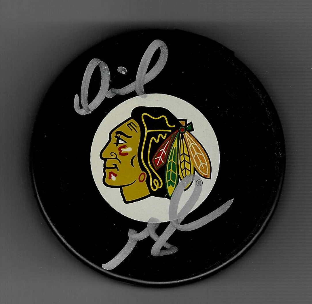 Dirk Graham Signed Chicago Blackhawks Puck
