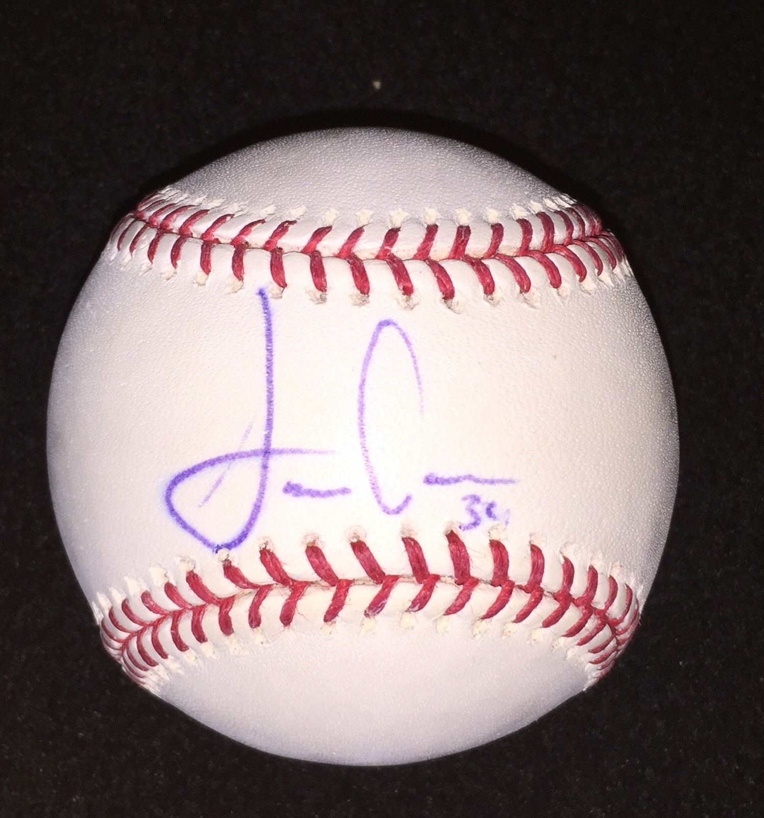 Jaime Garcia Signed OML Baseball Ball St Louis Cardinals