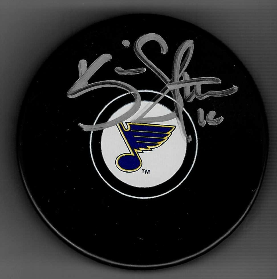 Kevin Shattenkirk Signed St Louis Blues Puck
