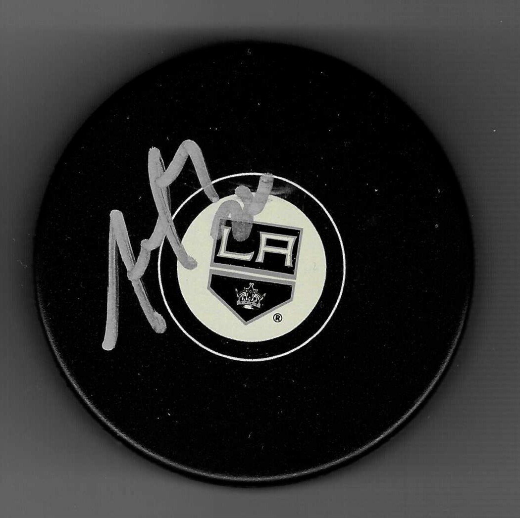 Trevor Lewis Signed Los Angeles Kings Puck