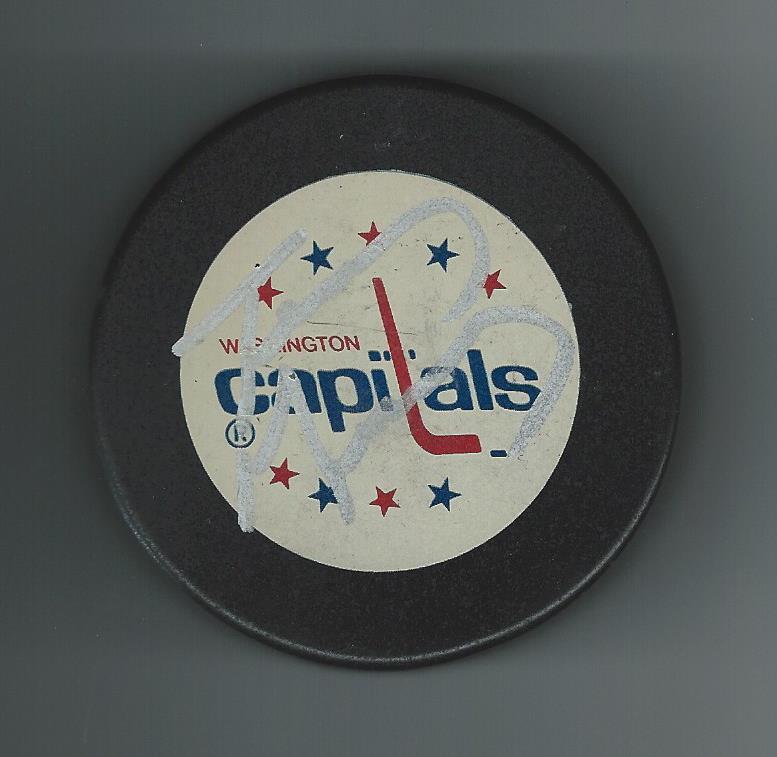 Terry Murray Signed Washington Capitals Puck