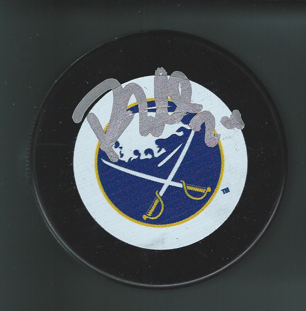 Randy Moller Signed Buffalo Sabres Puck