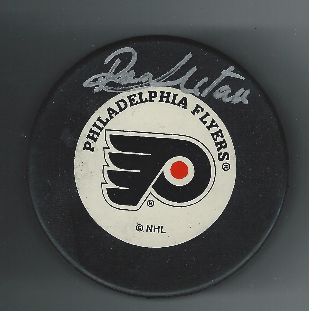 Ron Hextall Signed Philadelphia Flyers Trench Puck