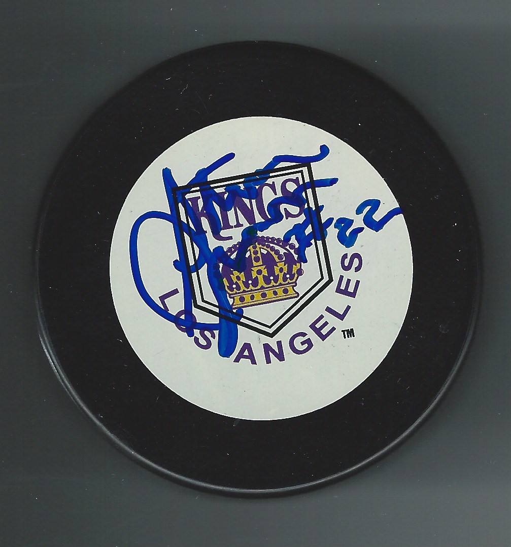 Steve Jensen Signed Los Angeles Kings Puck