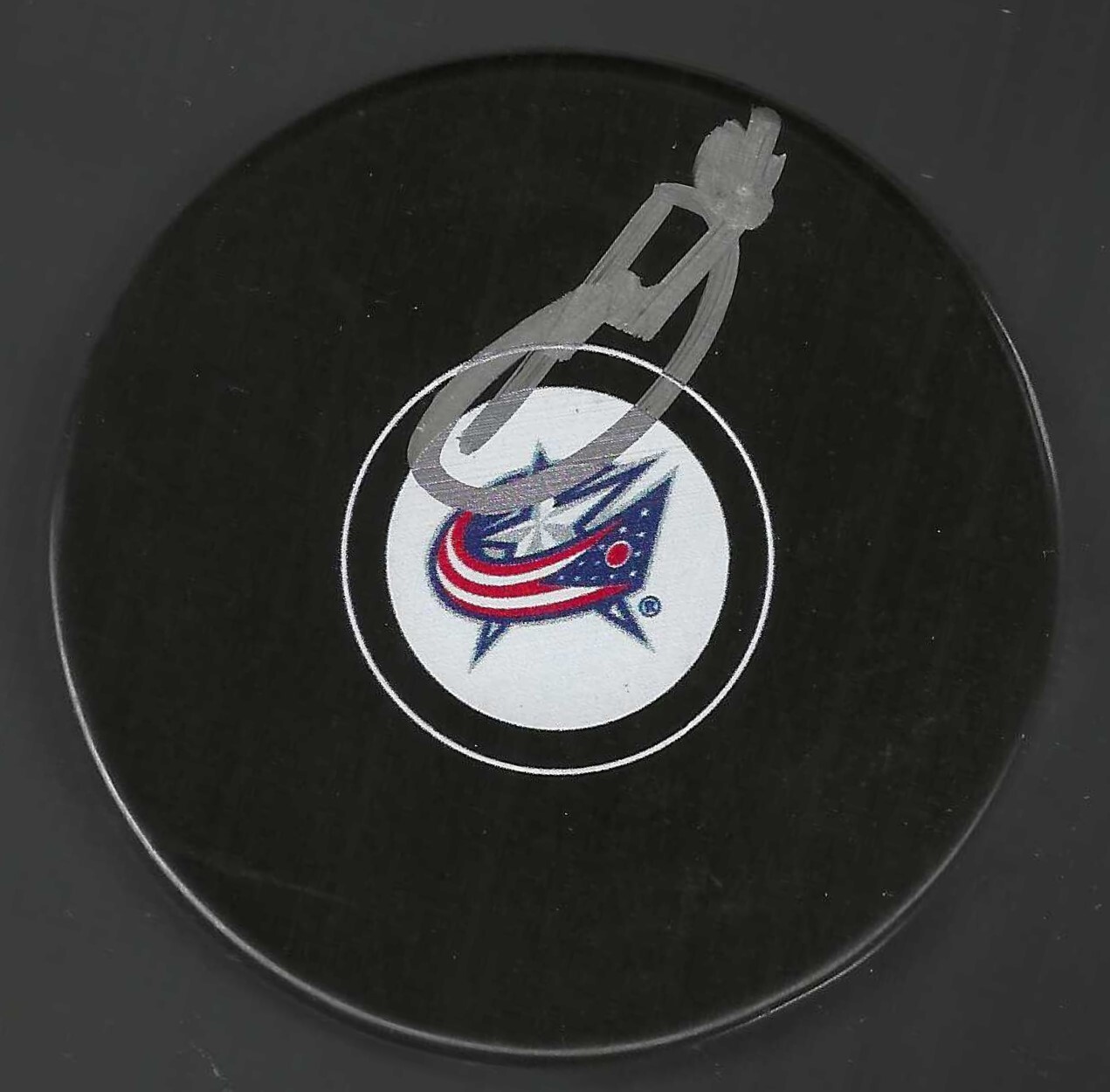 Dante Salituro Signed Columbus Blue Jackets Puck