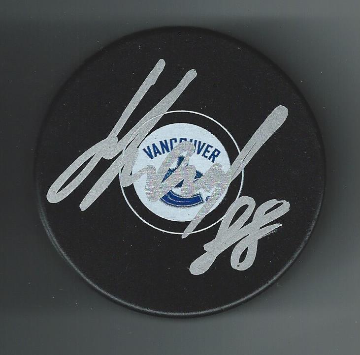 Nikita Tryamkin Signed Vancouver Canucks Puck