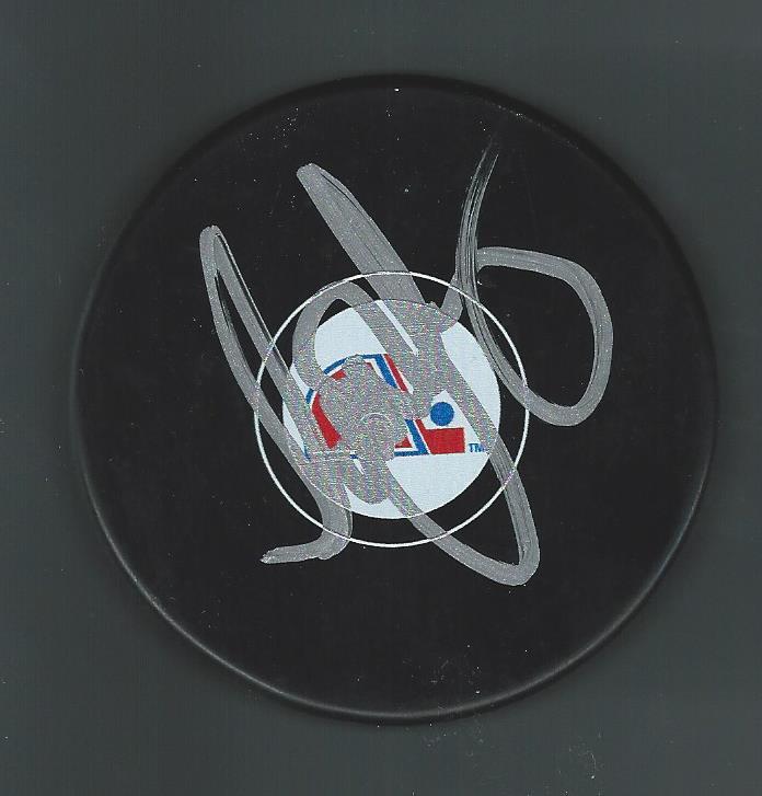 Scott Young Signed Quebec Nordiques Puck