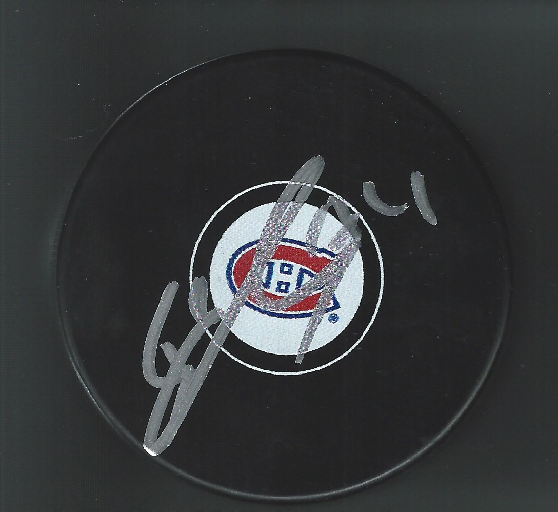 Alexei Emelin Signed Montreal Canadiens Puck