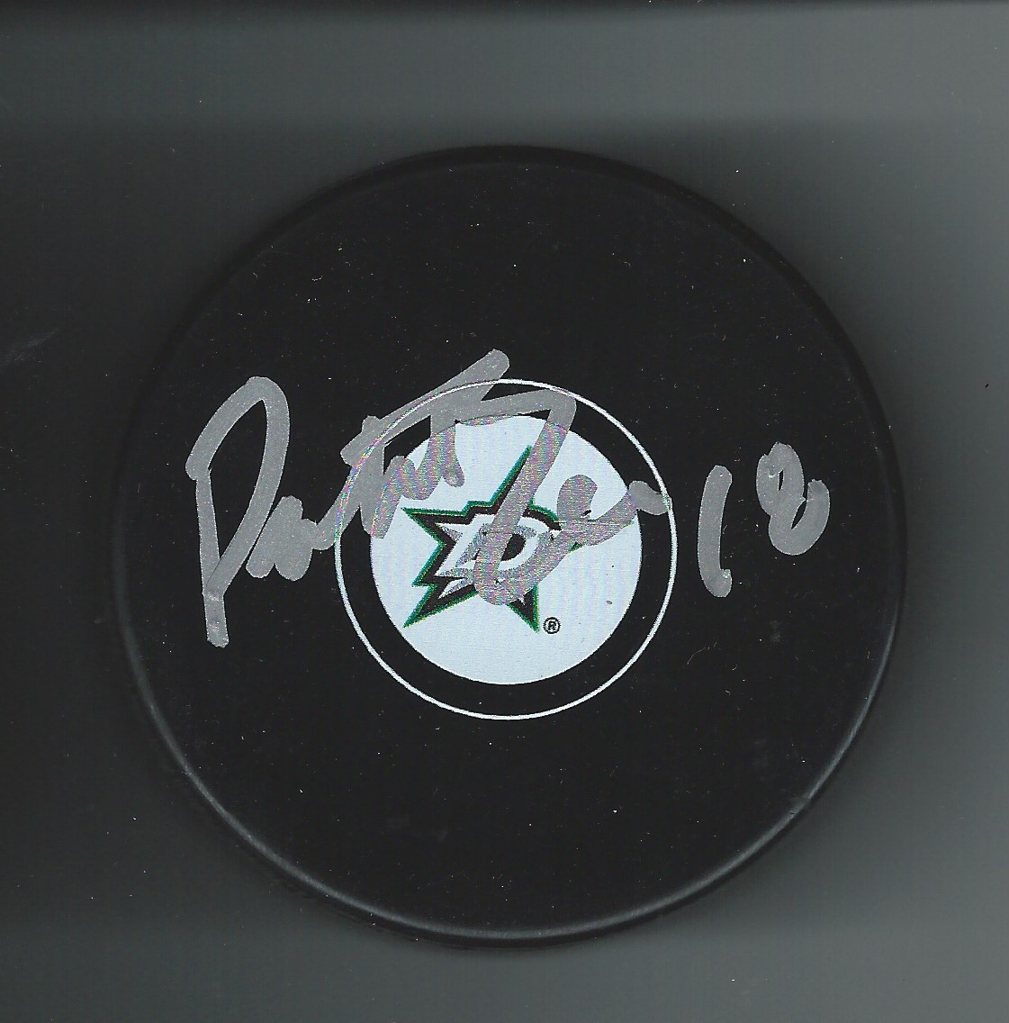 Patrick Eaves Signed Dallas Stars Puck