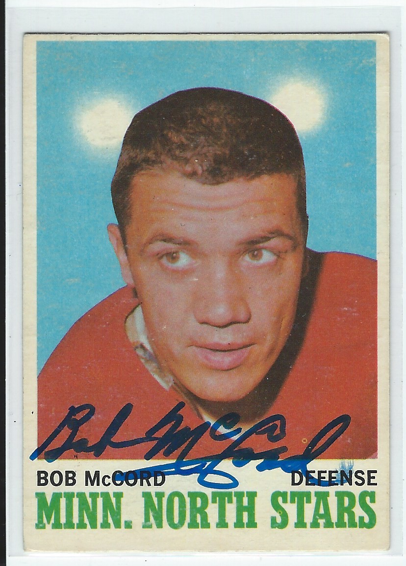 Bob McCord Signed 1970/71 O-Pee-Chee Card #41