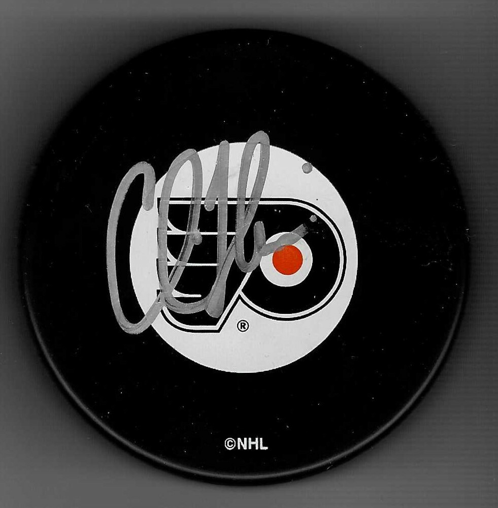 Chris Therien Signed Philadelphia Flyers Puck