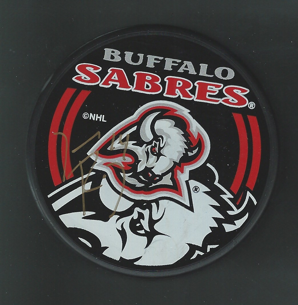 Derek Roy Signed Buffalo Sabres Puck Canada 2018 Olympics