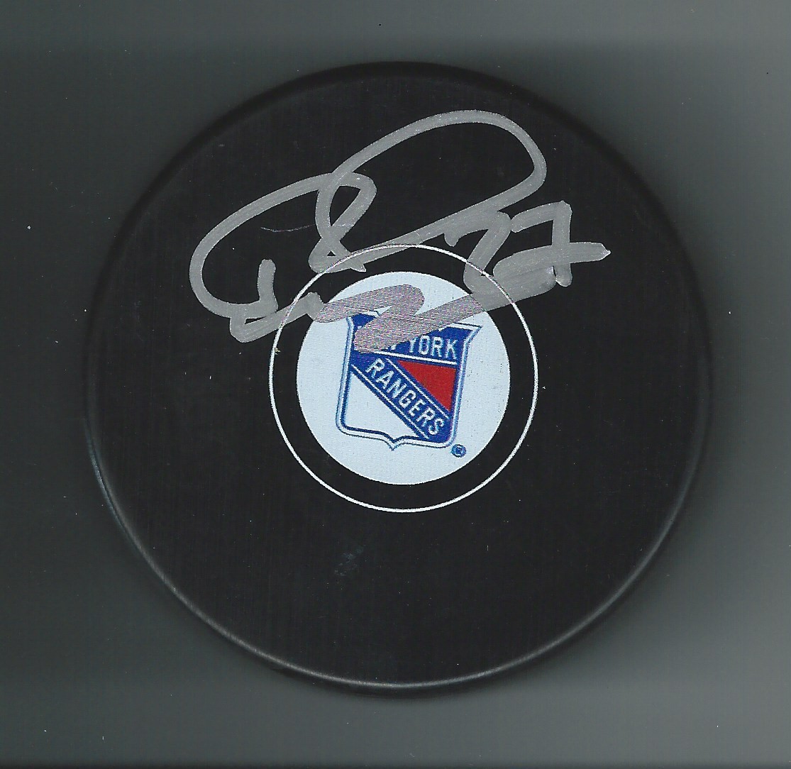 Paul Mara Signed New York Rangers Puck