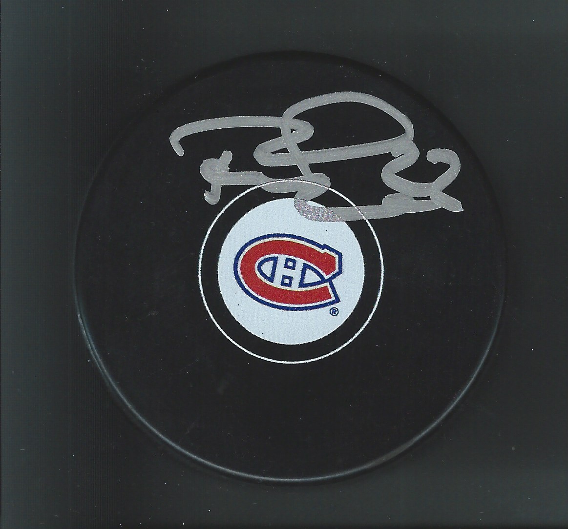 Paul Mara Signed Montreal Canadiens Puck