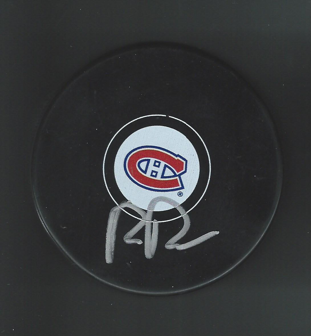 Rob Ramage Signed Montreal Canadiens Puck