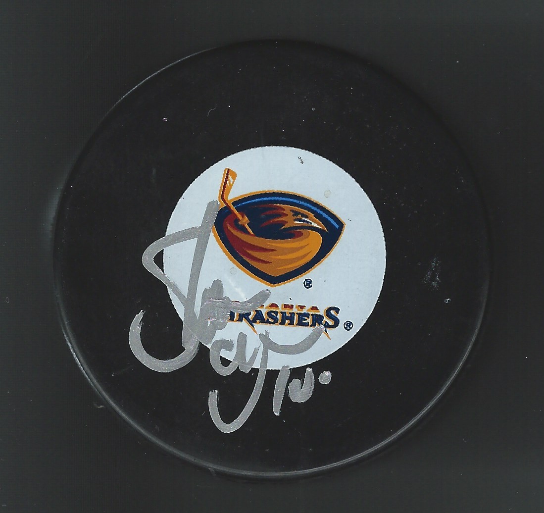 Shean Donovan Signed Atlanta Thrashers Puck