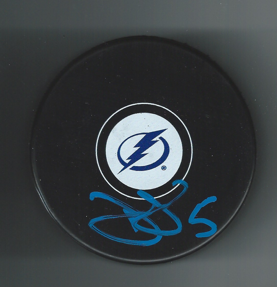 Dan Girardi Signed Tampa Bay Lightning Puck