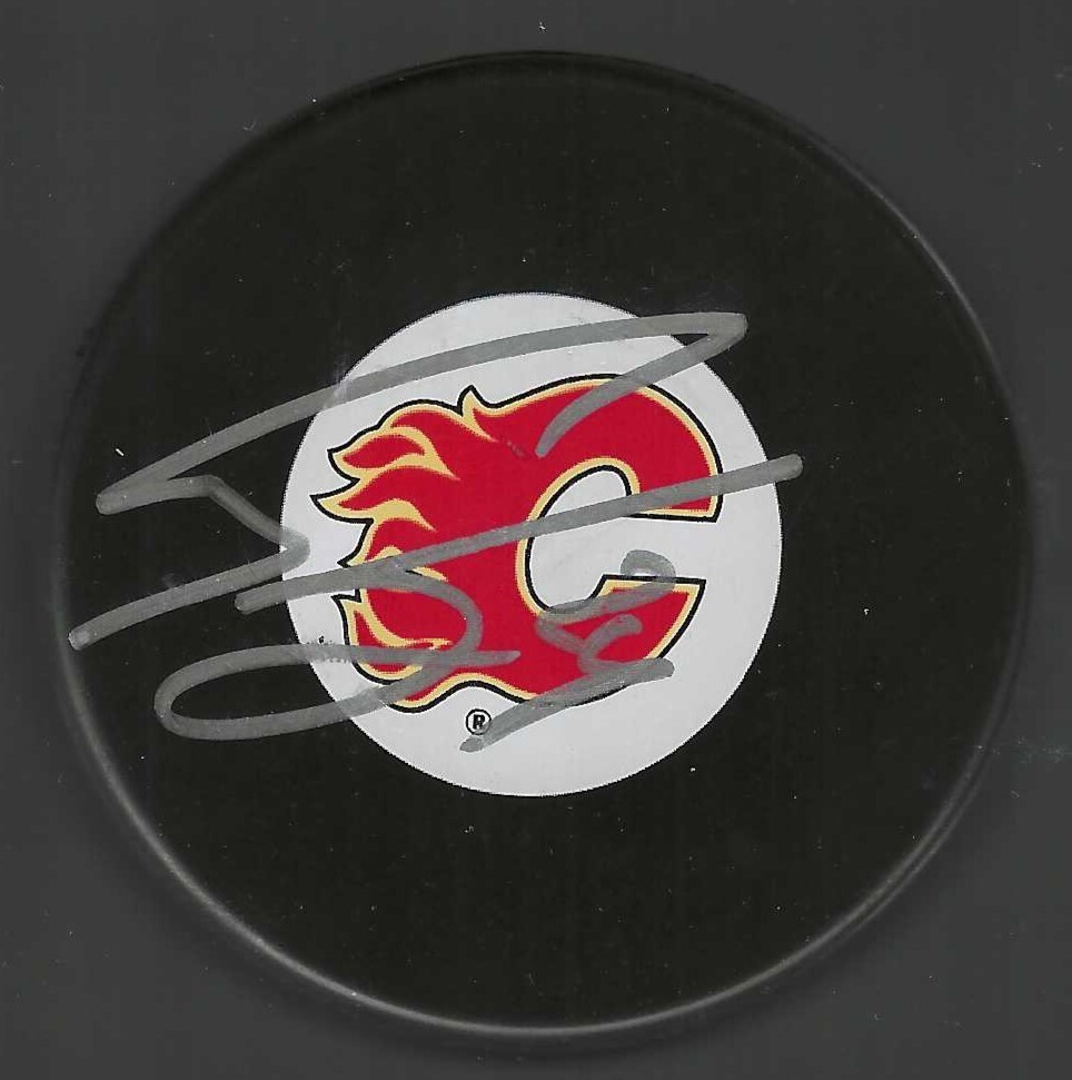 Craig Conroy Signed Calgary Flames Puck