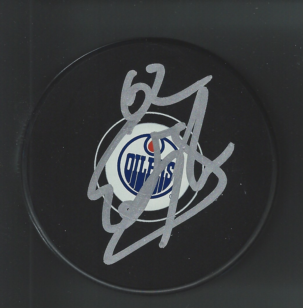 Eric Gryba Signed Edmonton Oilers Puck