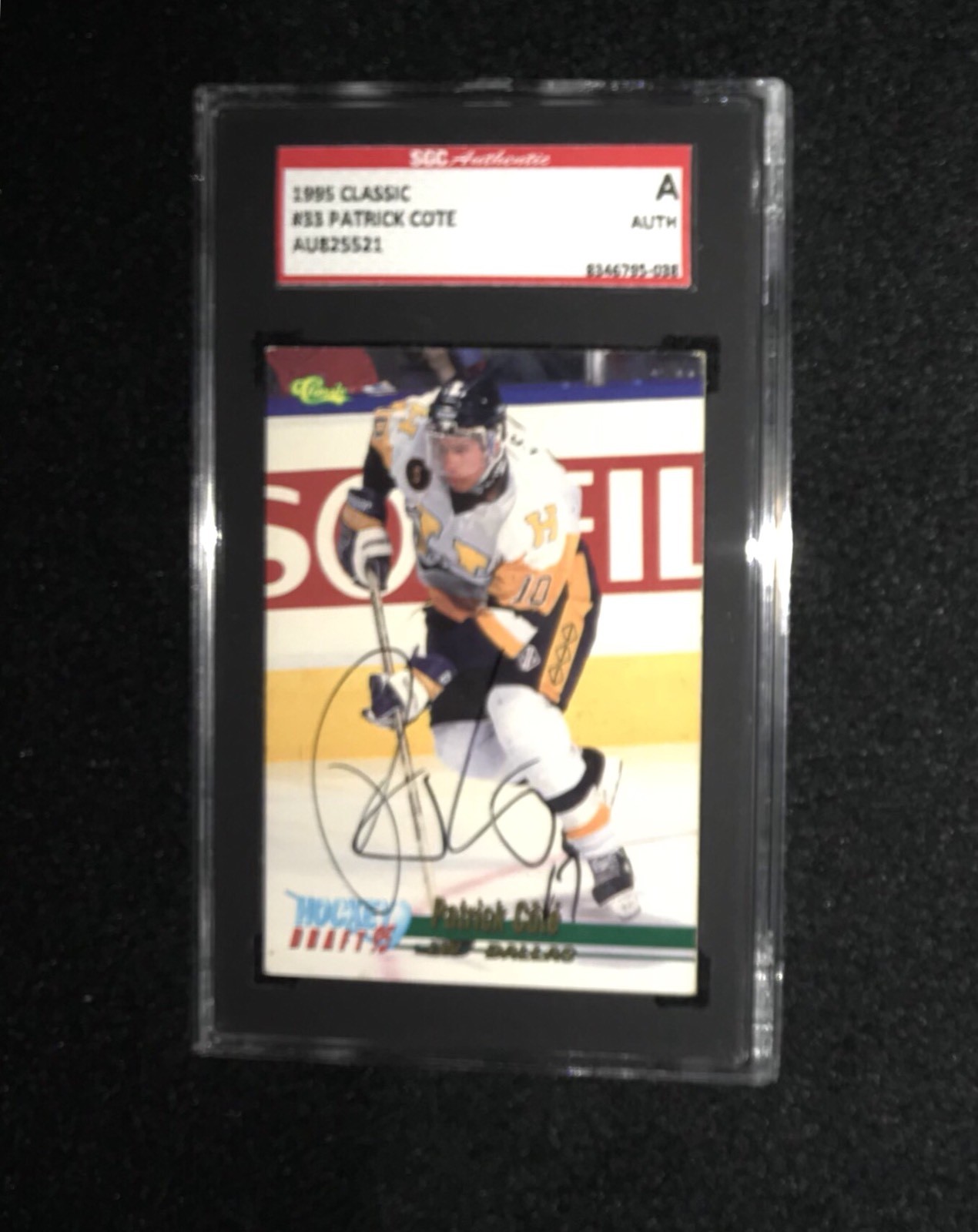 PATRICK COTE SIGNED 1993 CLASSIC #33 SGC AUTHENTICATED
