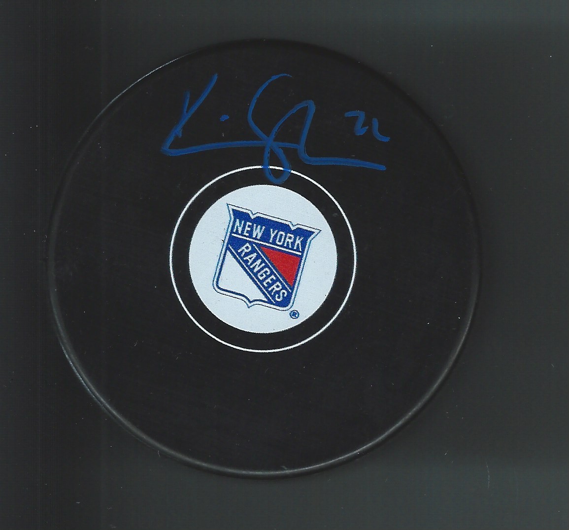 Kevin Shattenkirk Signed New York Rangers Puck