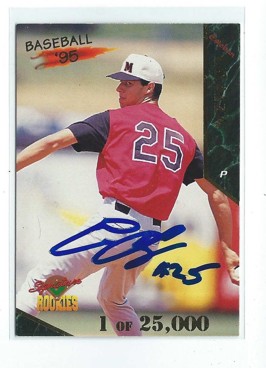 Esteban Loaiza Signed 1995 Signature Rookies Card #32