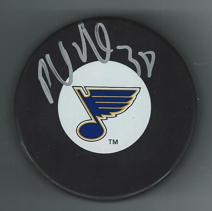 Phil McRae Signed St. Louis Blues Puck
