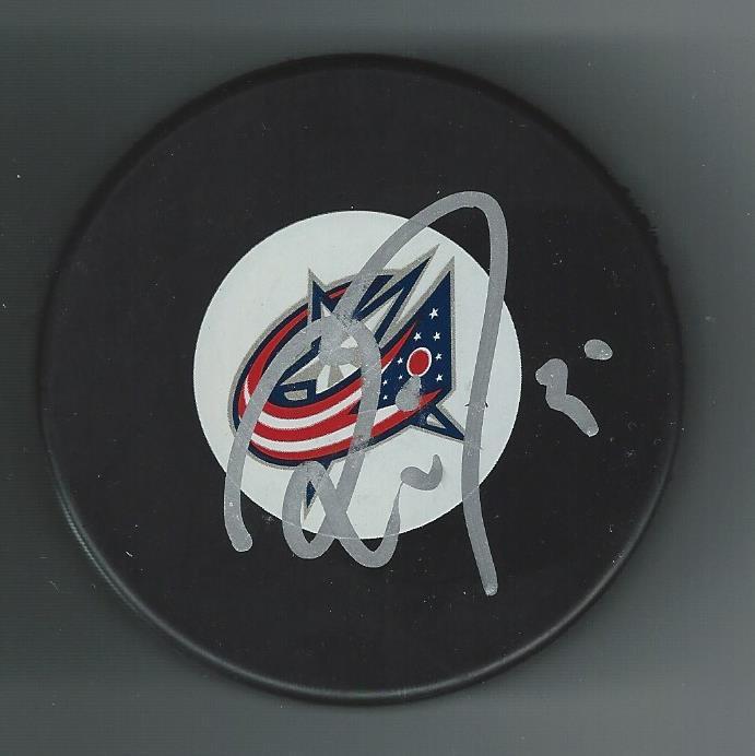 Pascal LeClaire Signed Columbus Blue Jackets Puck