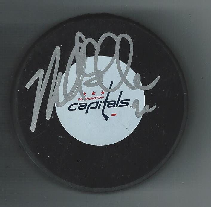 Mike Knuble Signed Washington Capitals  Puck