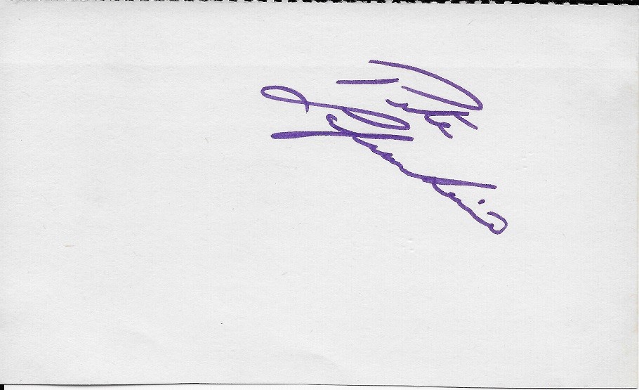 Pete Laframboise Signed Index Card Golden Seals Capitals Penguins Oilers D. 2011