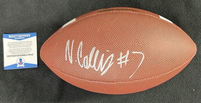 Nico Collins Signed Michigan Wolverines NCAA Football Beckett Authenticated