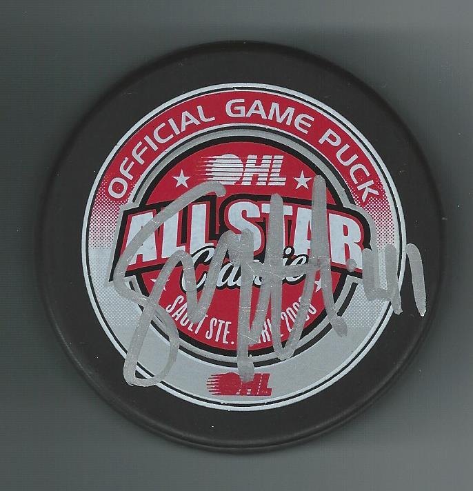Shawn Matthias Signed OHL 2008 All Star Game Puck