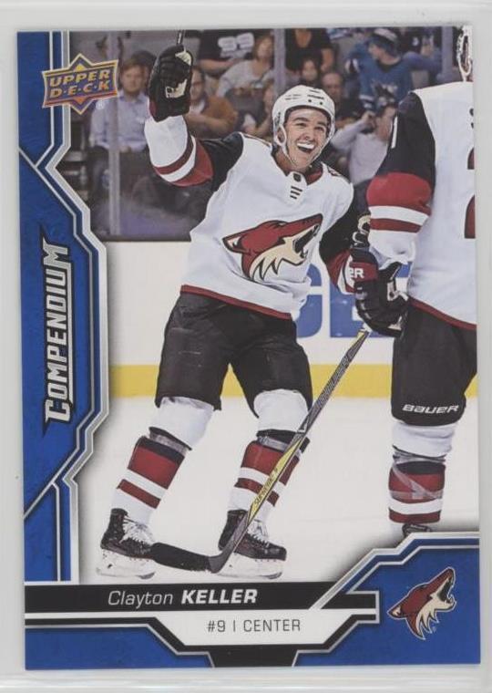 Arizona Coyotes 2018-19 Upper Deck Compendium Blue Parallel 14 Card Team Set