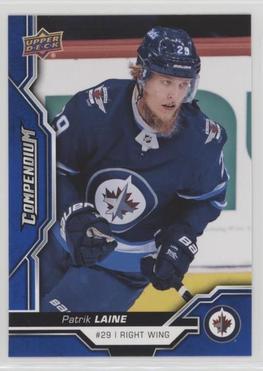 WINNIPEG JETS 2018-19 UPPER DECK COMPENDIUM BLUE PARALLEL CARD TEAM SET COLLECTIBLE MEMORABILIA